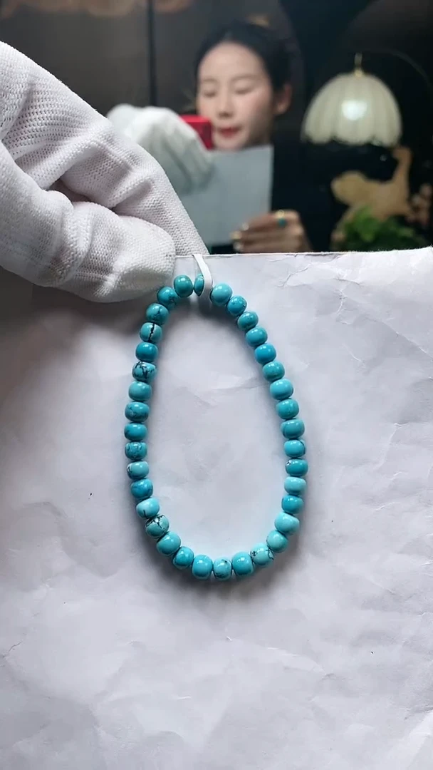 未镶嵌绿松石手串6mm+