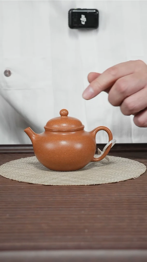 茶壶紫砂圆珠 文人老段