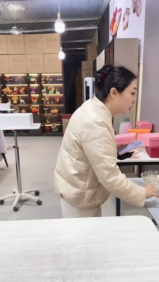 透明葵花小号果斗一个