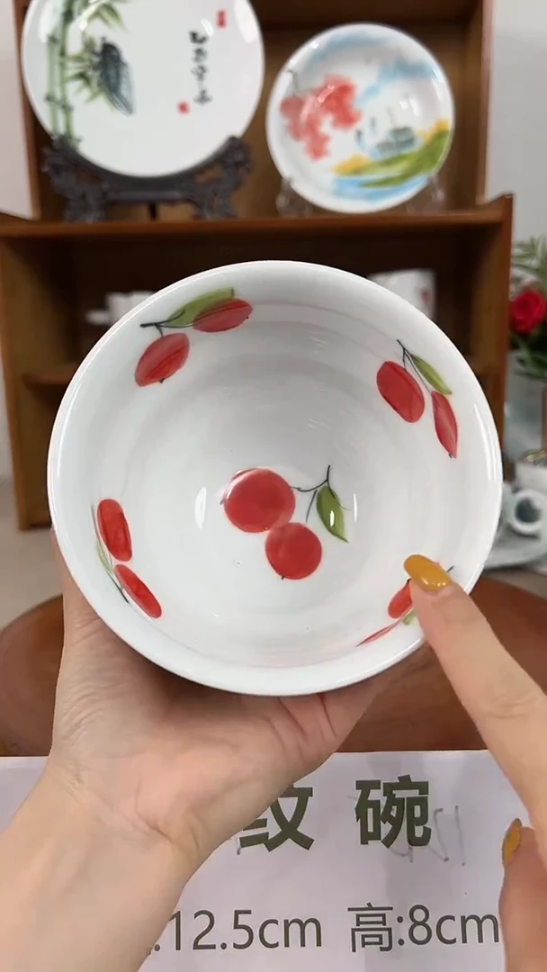 摆件景德镇手工手绘陶瓷餐具