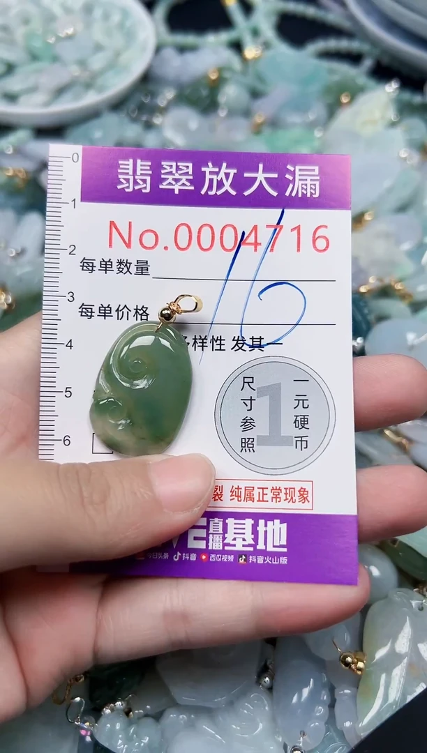 颈饰未镶嵌翡翠4716