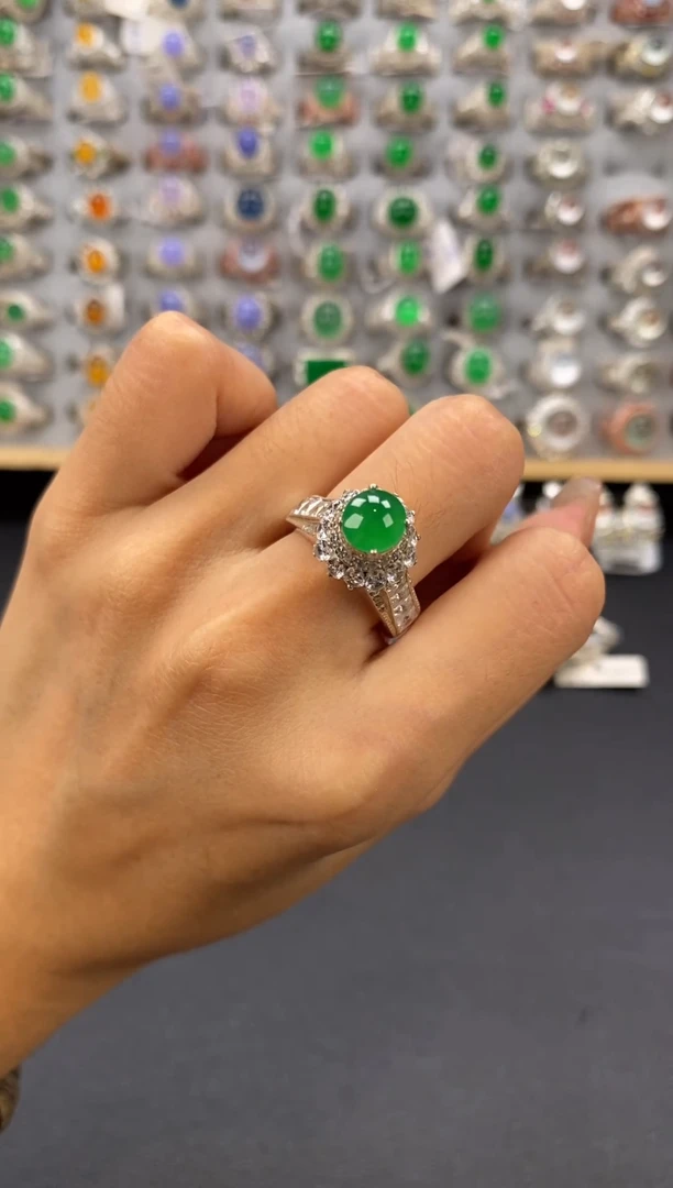 翡翠裸石未镶嵌冰蛋福利款不退不换