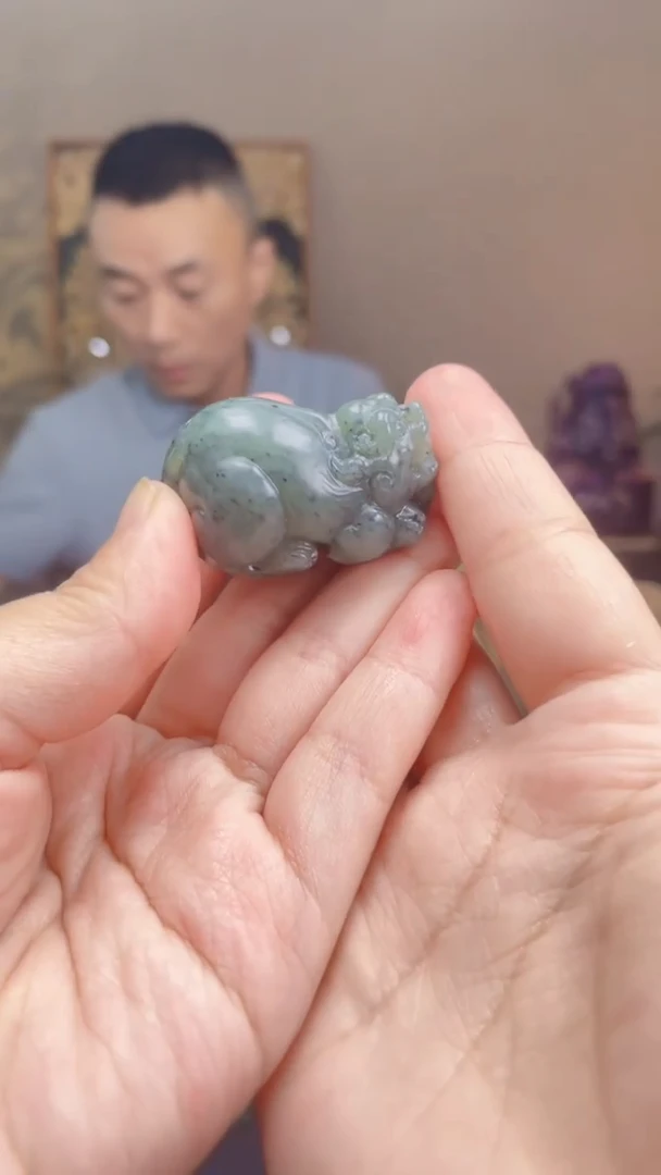 和田玉未镶嵌挂件貔貅