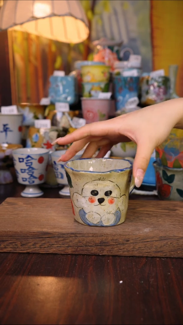 摆件泥垚手作 景德镇手工手绘器物