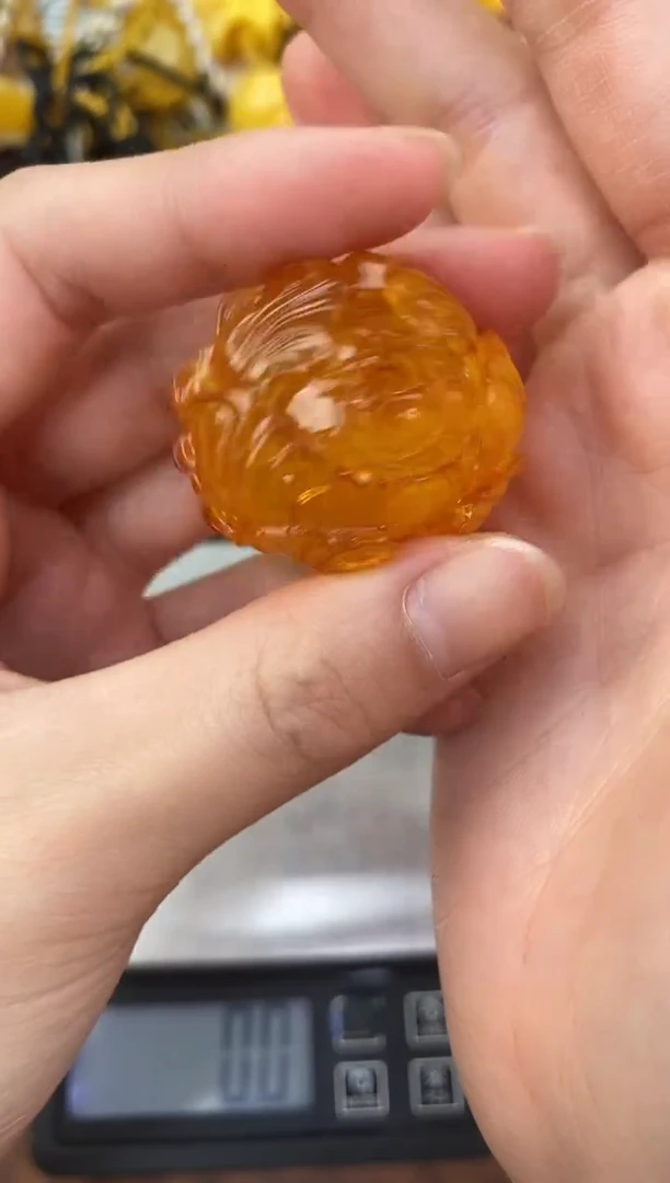 裸石琥珀未镶嵌天然琥珀蜜蜡