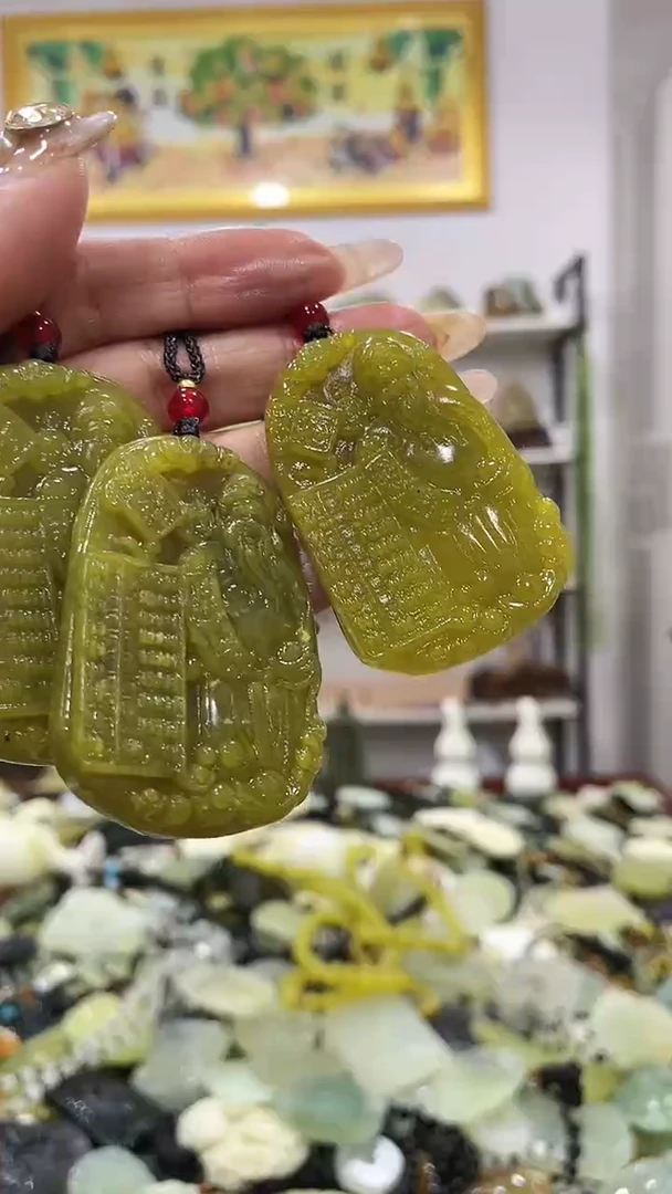 岫玉未镶嵌吊坠多样性发货其中发一件