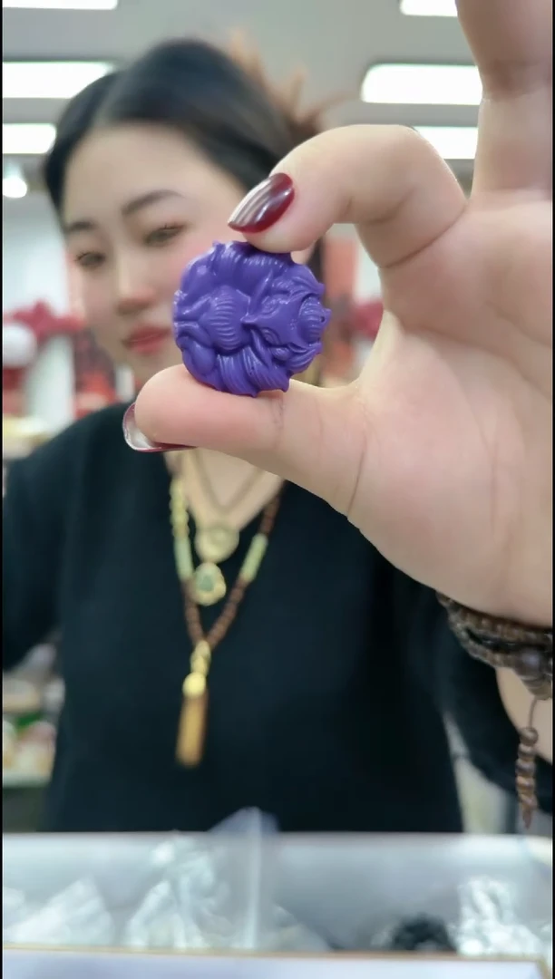 【闪购商品】玛瑙/玉髓颈饰合金1616 紫色九尾