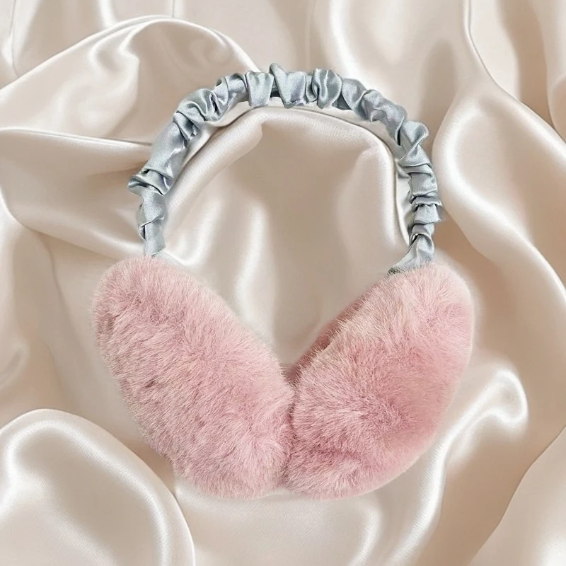 温暖的冬天~折叠式保暖便携纯色防寒防冻毛绒耳罩F996