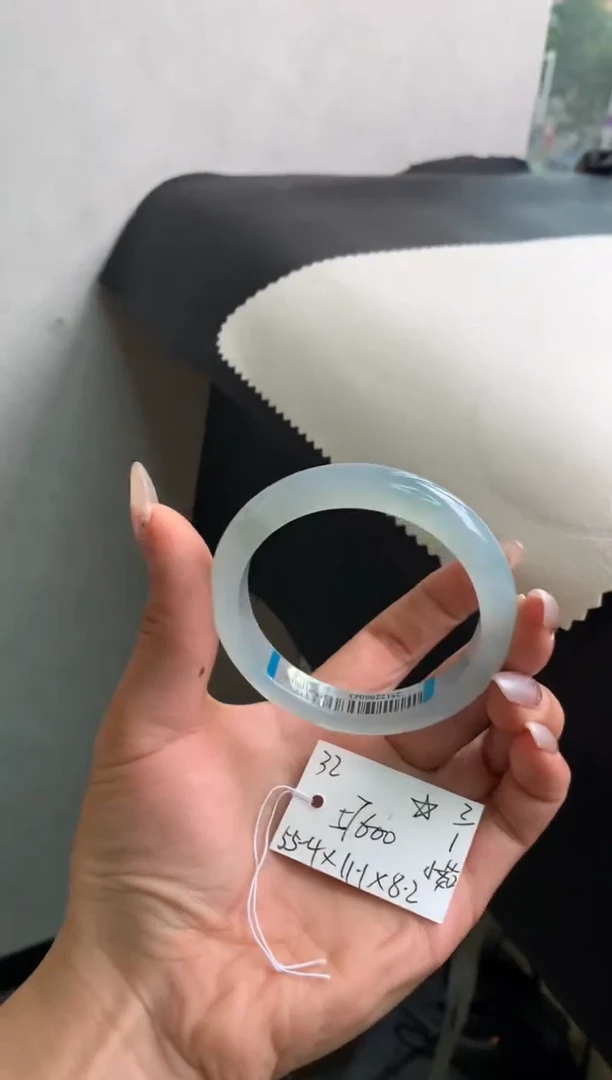 未镶嵌手镯翡翠翡翠手镯 下单联系小耳机#32/55圈口
