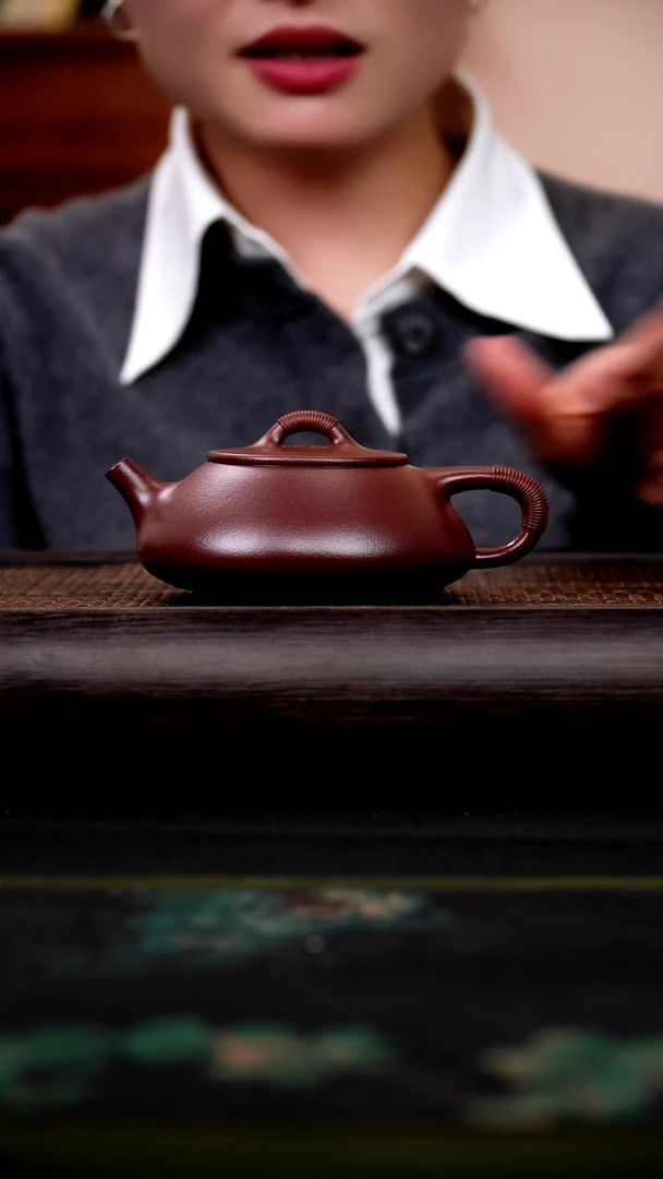 茶壶紫砂 线瓢 250cc