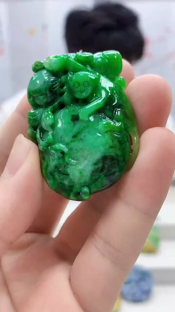 定制翡翠未镶嵌5145bb-毛货挂件98