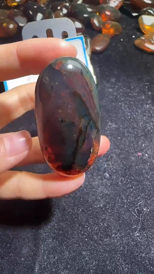 琥珀颈饰未镶嵌14