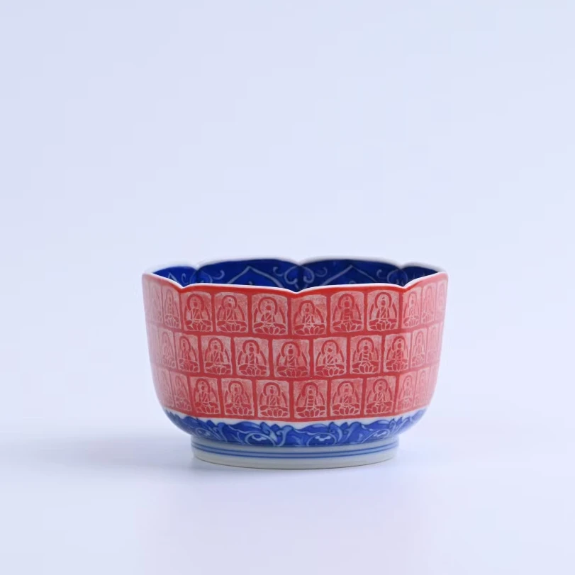 059【晚晚专属】敦煌·千佛莲托八宝八方杯MX295/100cc