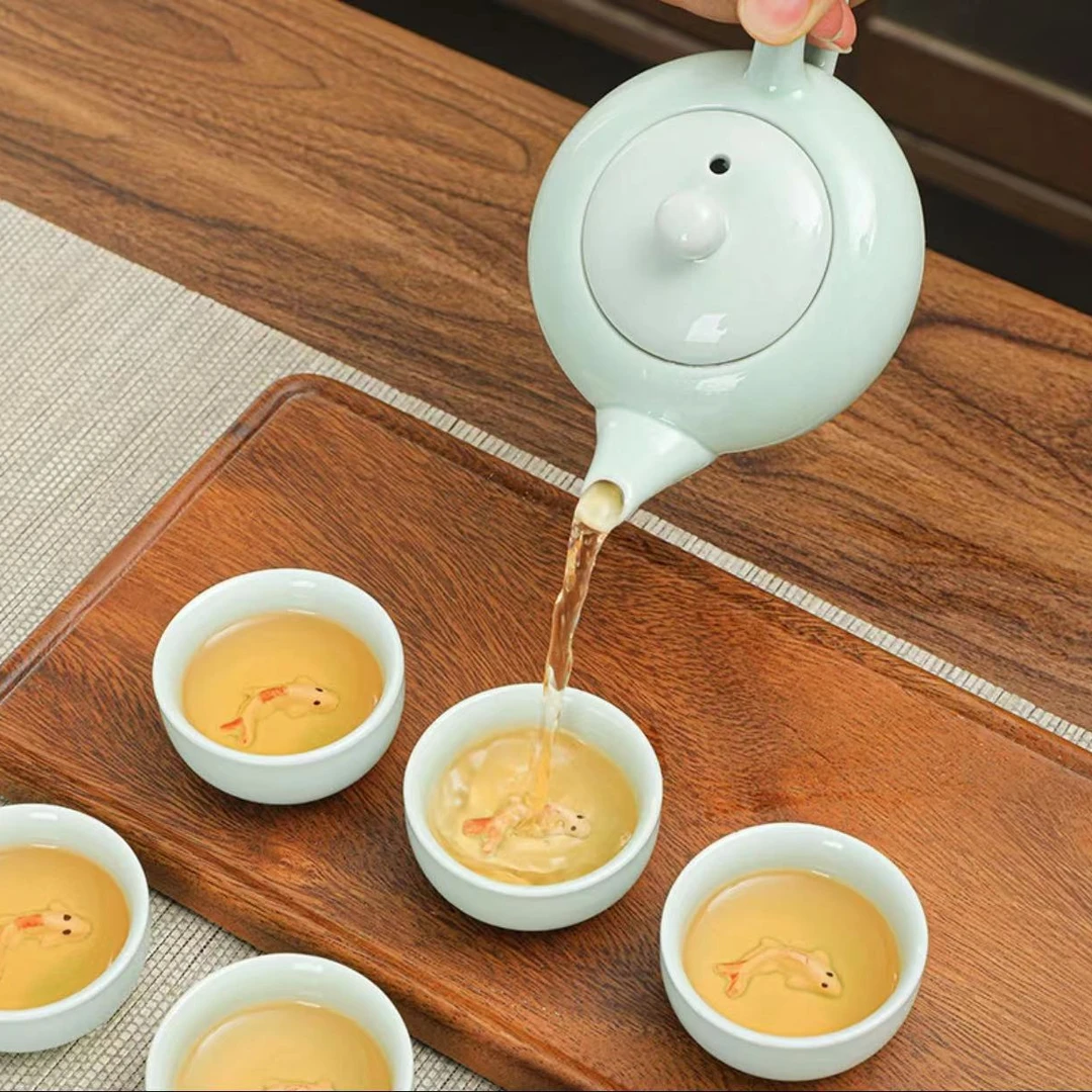 青瓷一壶6杯 Z067