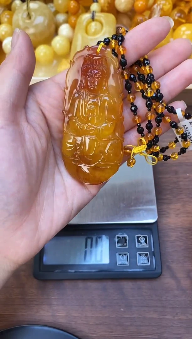 裸石琥珀未镶嵌天然琥珀蜜蜡