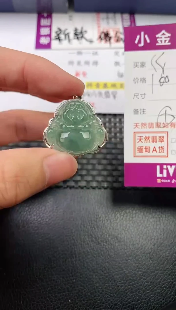 翡翠银S925镶嵌颈饰·