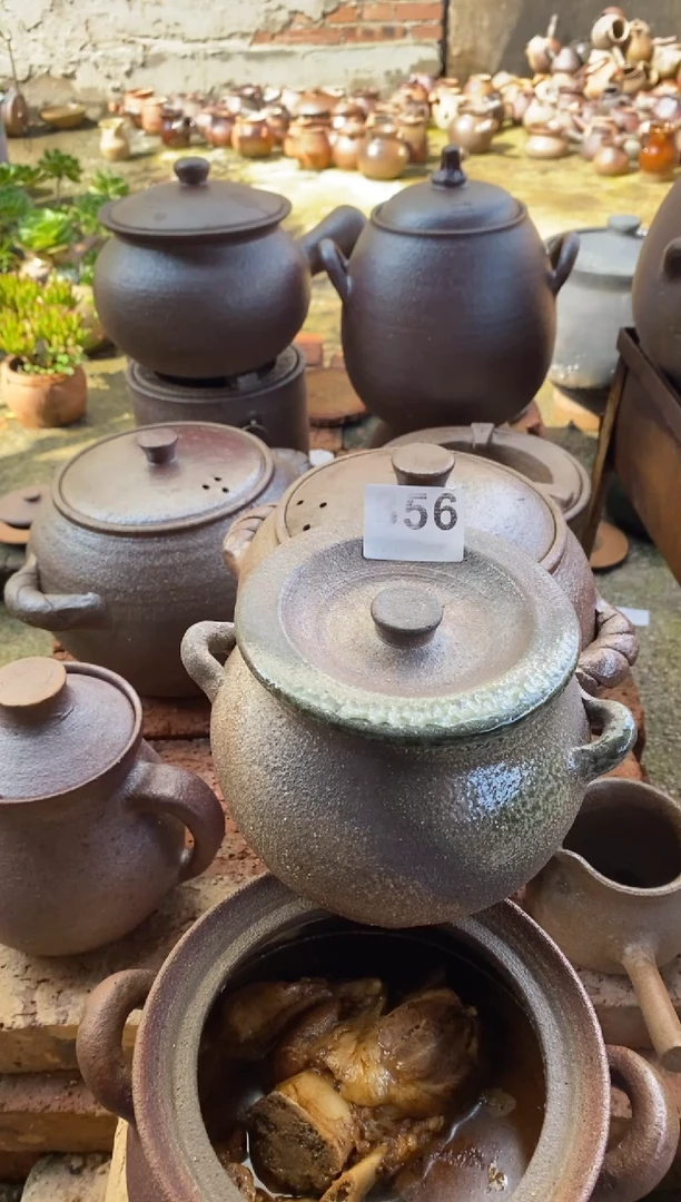 陶土1升小砂锅 腰包 356