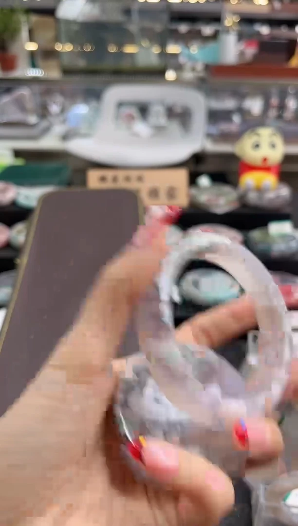 未镶嵌手镯石英质玉瑾圈口（赠品镯心）