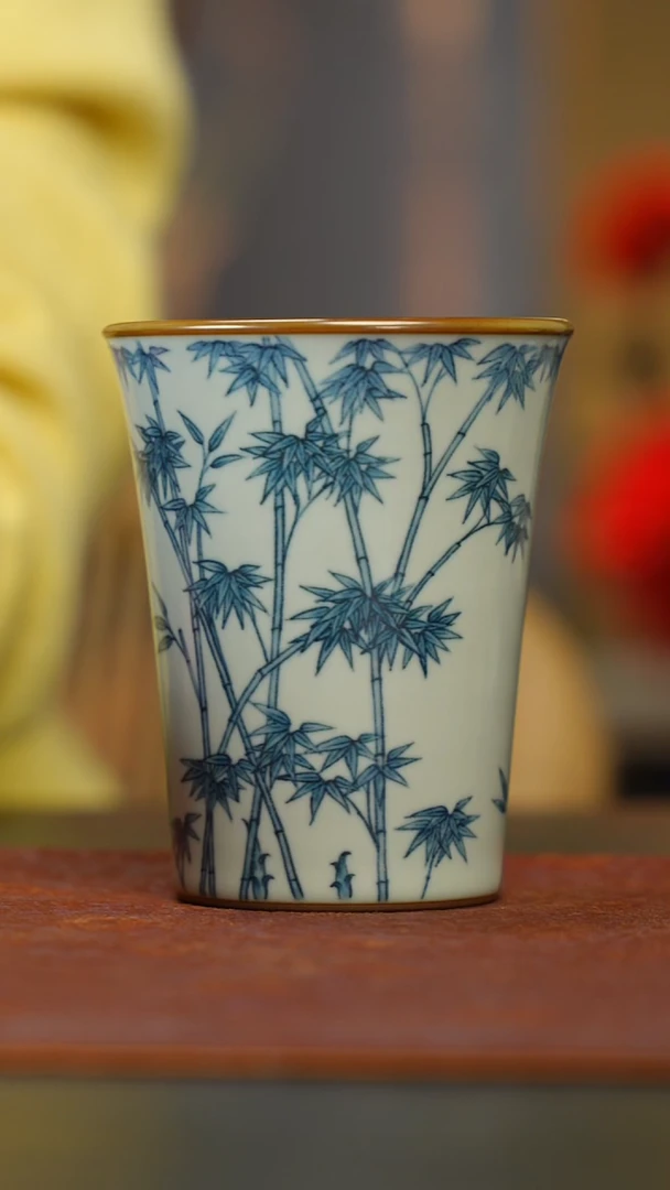 素器 竹纹可乐杯