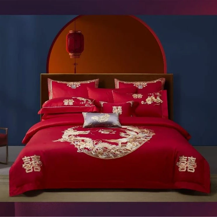 【南瓜定制】龙凤至美婚庆四件套