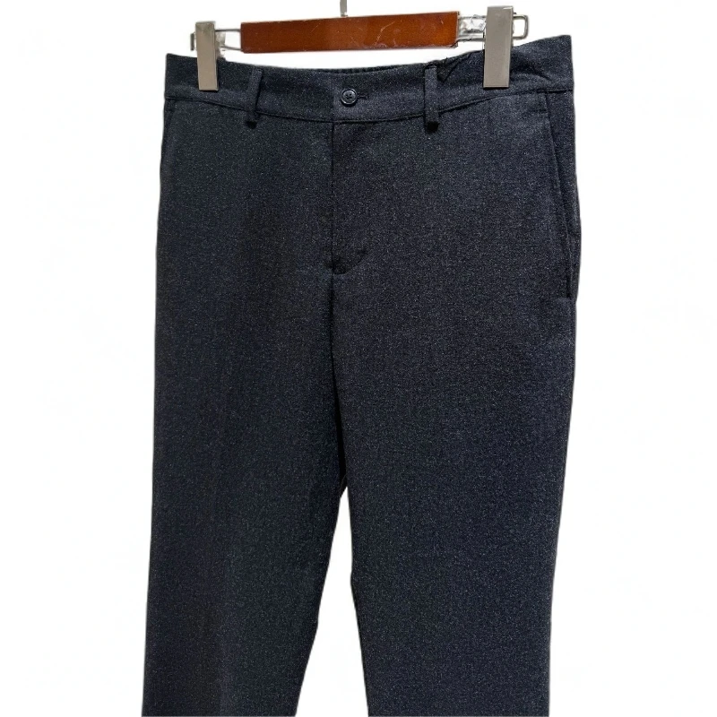 KZ01-4*雅派家秋冬男士商务深灰色羊毛休闲西裤松紧腰围