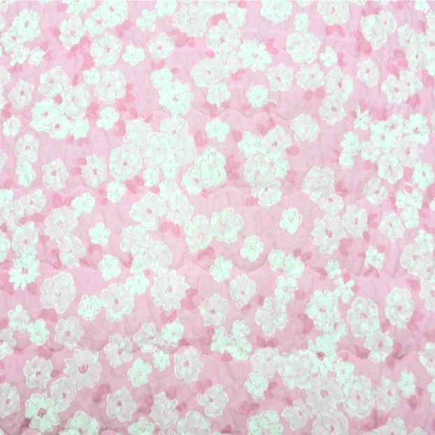 韩国原装进口-新款-淡色花系列双层加棉厚款空调被