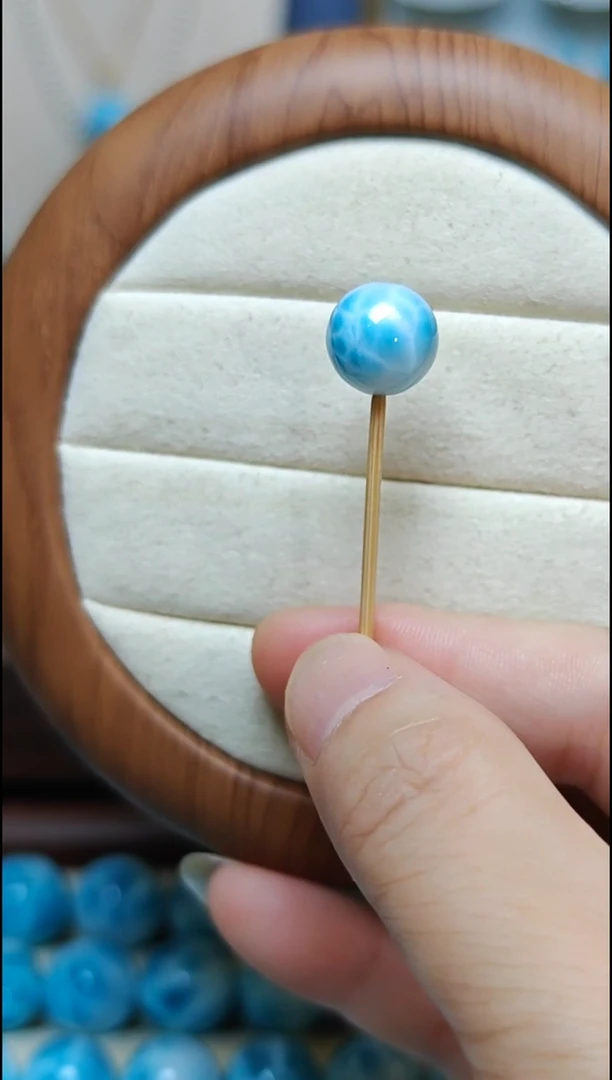 针钠钙石（海纹石）未镶嵌珠宝半成品M****?多样性发其一