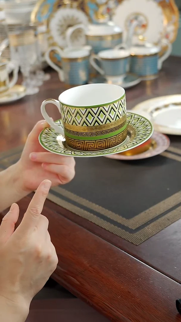 瓷片咖啡杯碟2套