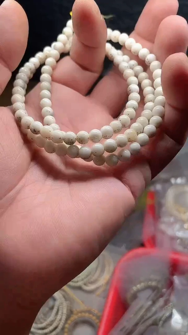 星月菩提手串海南星月菩提《*66》6X6长串