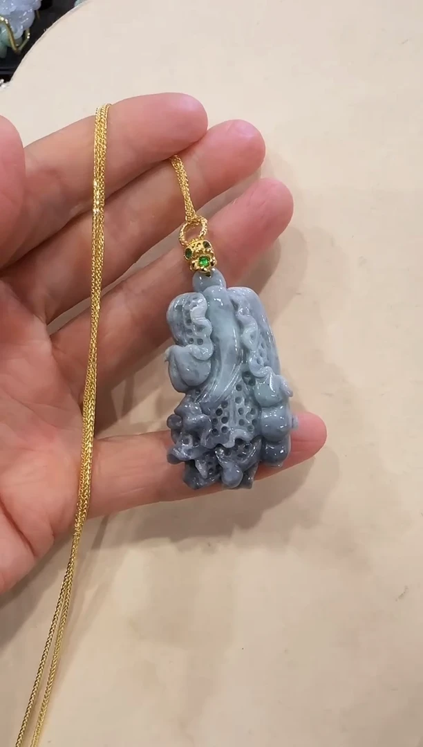 【闪购商品】翡翠颈饰未镶嵌国风