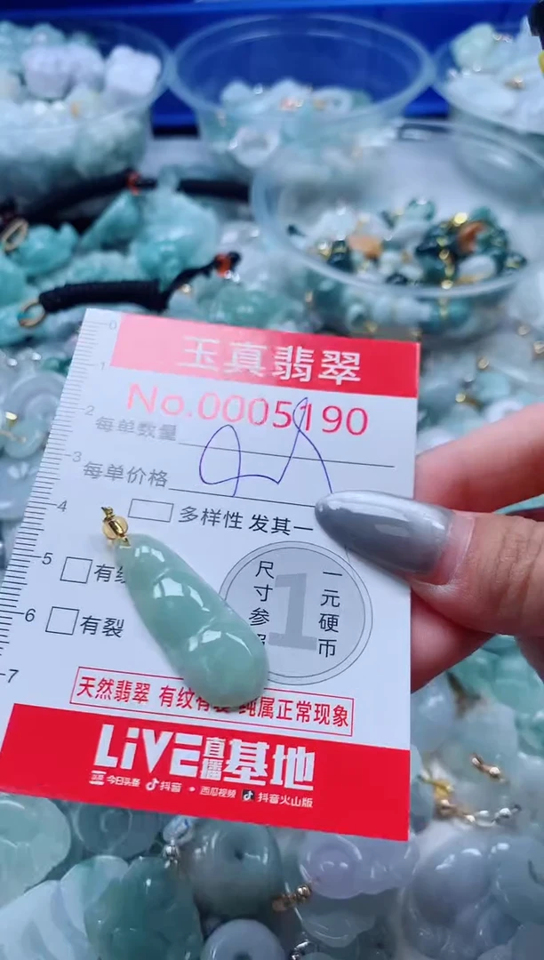 吊坠(不含链)未镶嵌翡翠5190