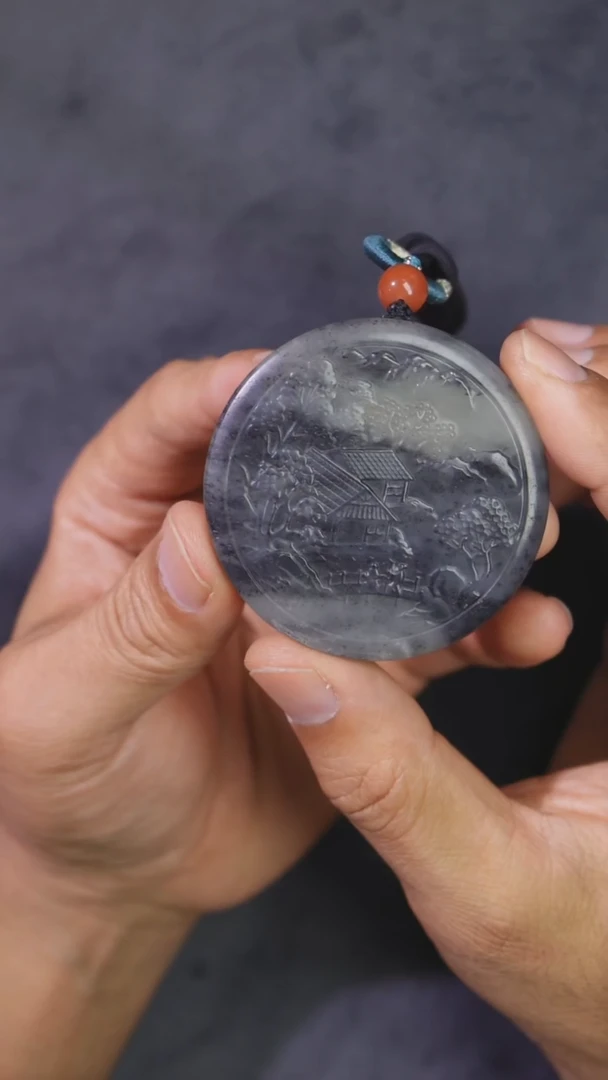 和田玉未镶嵌挂件BY0701FHLZ073