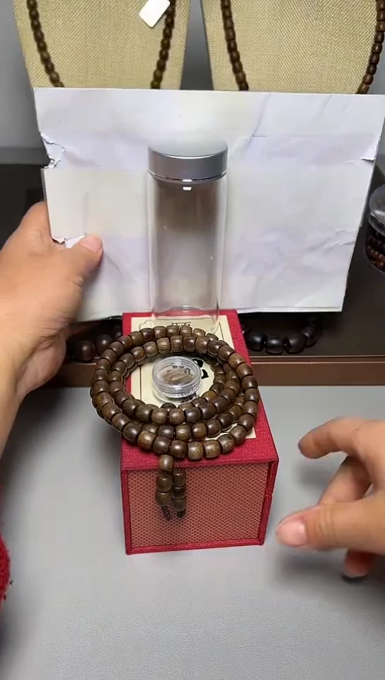 【闪购商品】沉香手串富森红土0.9桶珠多圈