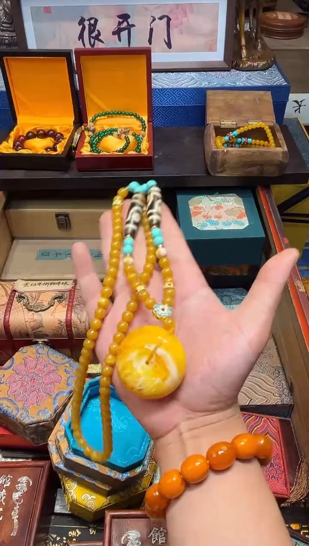 未镶嵌蜜蜡裸石A小洲专属高端精品79