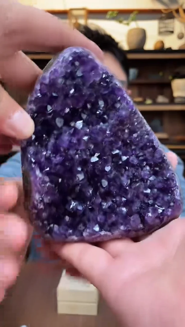 【闪购商品】水晶摆件未镶嵌027紫水晶摆件ST