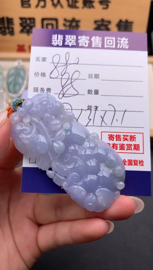 翡翠未镶嵌颈饰10133555