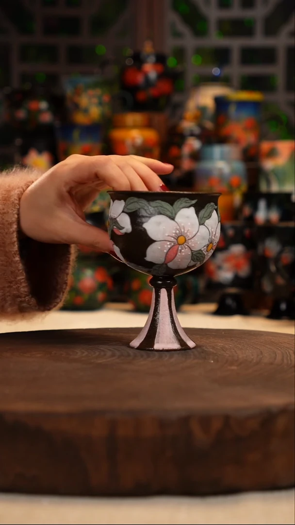 油画  手绘   釉下彩