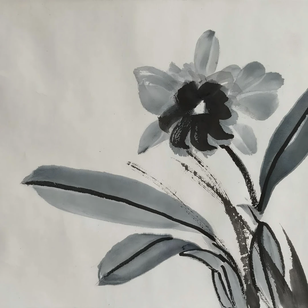 【辽拍】V240624-2-06《花卉》（0.8平尺)  纸本镜片 ws08