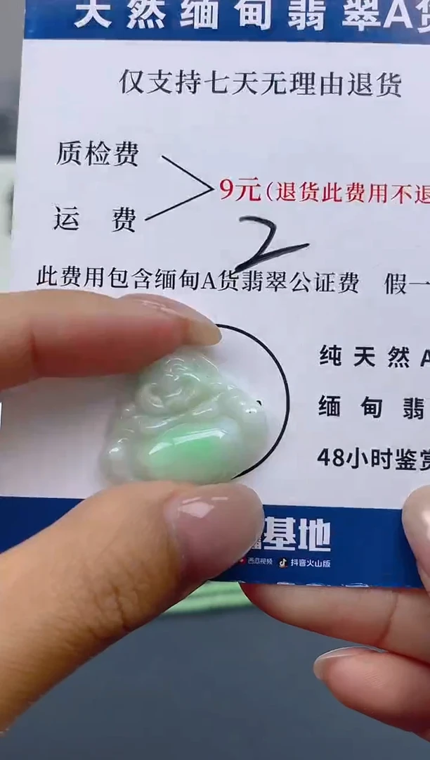 颈饰未镶嵌翡翠微瑕