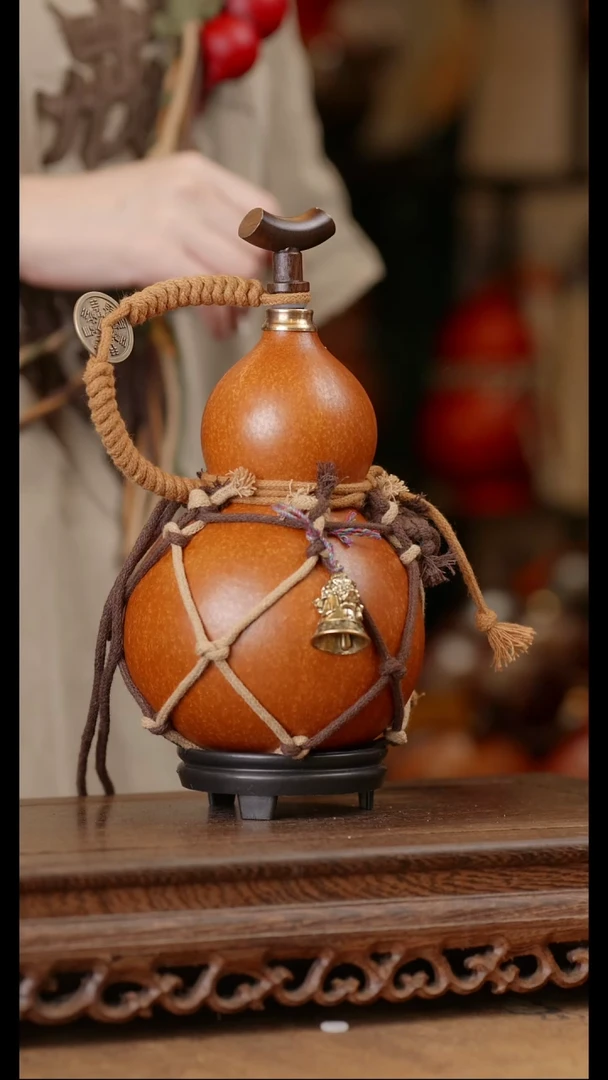 43号精品天然大漆酒葫芦一物一拍~