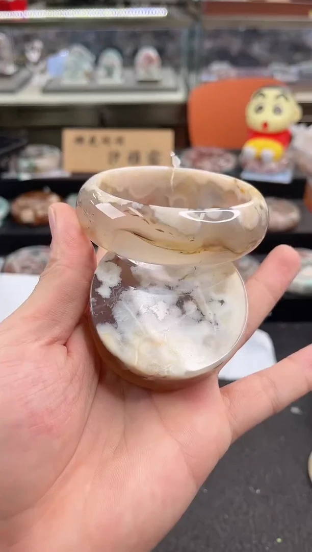 未镶嵌手镯石英质玉61圈口 （赠品镯心）3976630