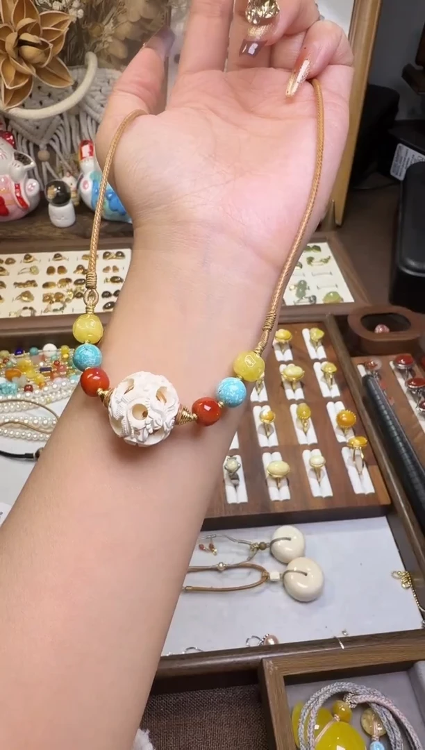 水晶摆件未镶嵌项链