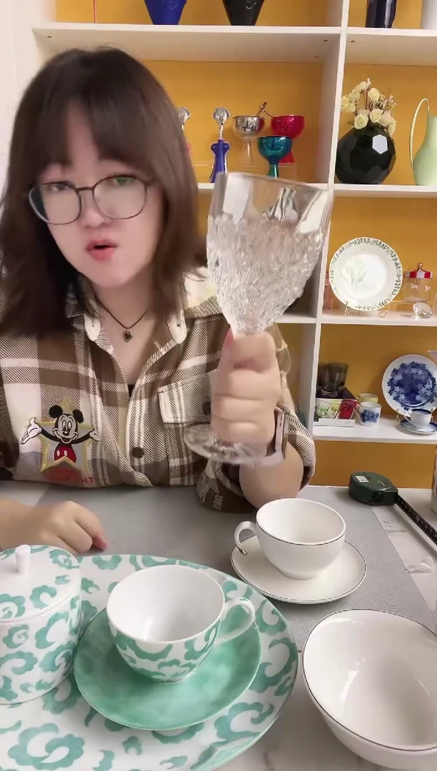 2个 意大利敦迪 高脚红酒杯