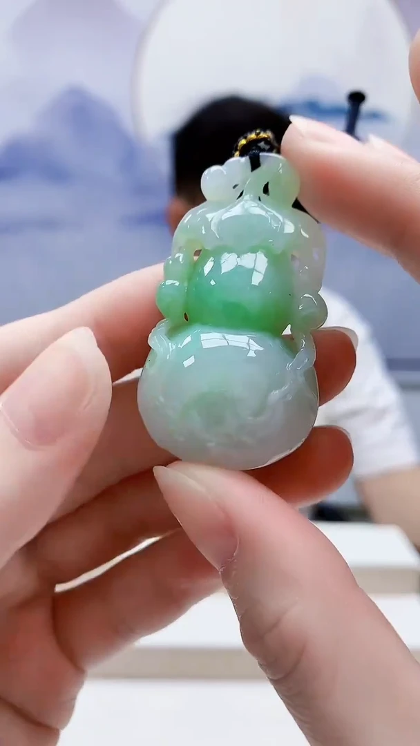 未镶嵌定制翡翠4917ry-毛货挂件90
