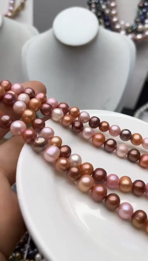 淡水珍珠钛钢颈饰1