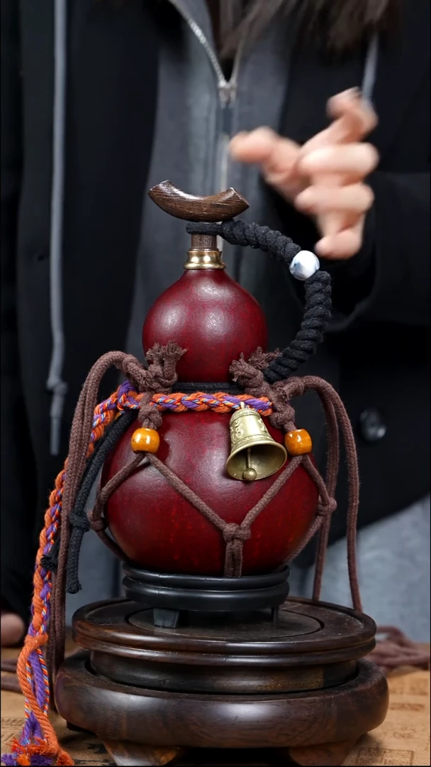 XX073网兜款大漆酒葫芦（现货现发）