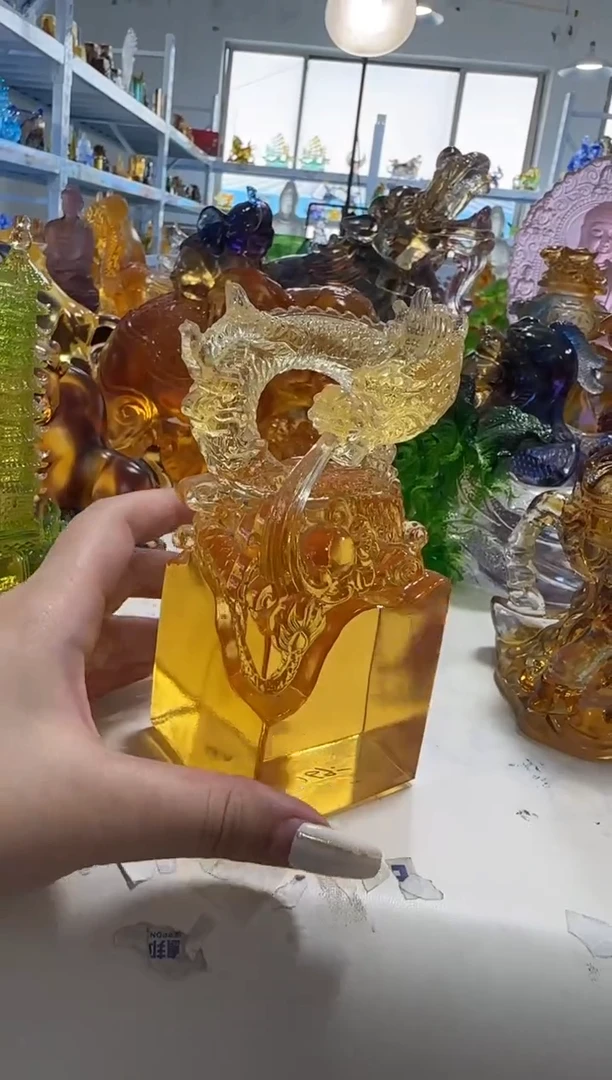 琉璃12微瑕古法琉璃假一罚十