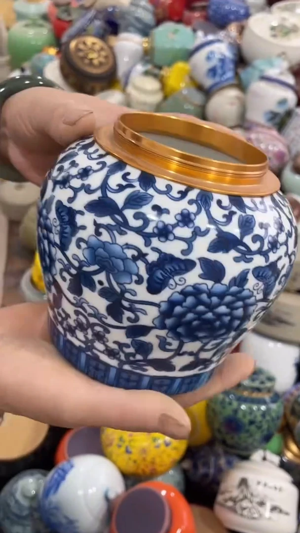 摆件孤品茶叶罐密封罐储物罐直播间临时链接