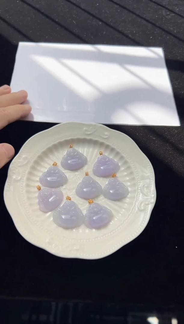 翡翠未镶嵌颈饰多样性发一件/9