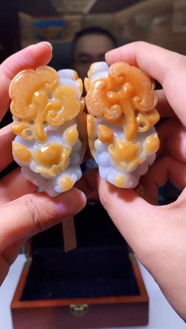 颈饰未镶嵌翡翠M-@@HZZC122968（一对）